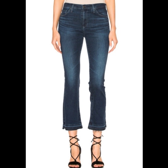 Ag Adriano Goldschmied Denim - AG Jeans The Jodi Crop High Rise Slim Flare Crop Size 26 Adriano Goldschmied
